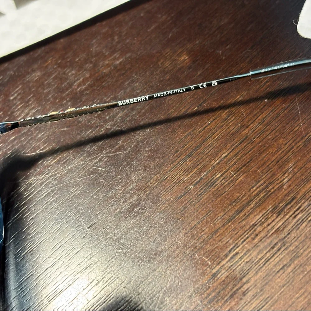 New Burberry B4375 4023/80 Eugenie Azure Blue Sunglasses. Blue lenses. - Picture 13 of 14